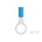 Te Connectivity Ring Terminal, 3/8 in Stud Size, 14 AWG, 300 V, Nylon Insulated, Blue 2-320564-2 - alternate 2